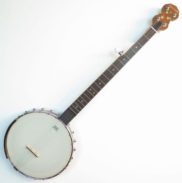 Ashbury 5 String Frailing Banjo-walnut open back|Brown Dog Banjos

















