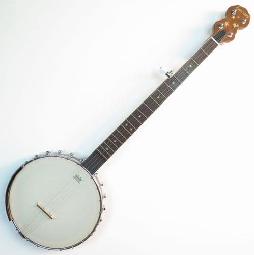 Ashbury GR37028 5 String Banjo-open back frailing banjo, walnut.