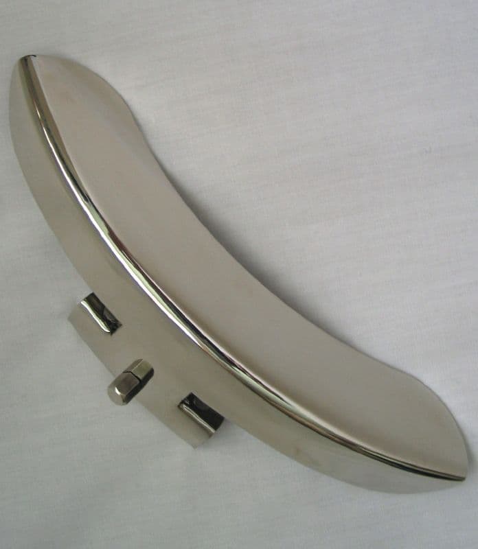 Banjo Armrest11" singlefix, 24 hook, nickel plated brass Brown Dog Banjos