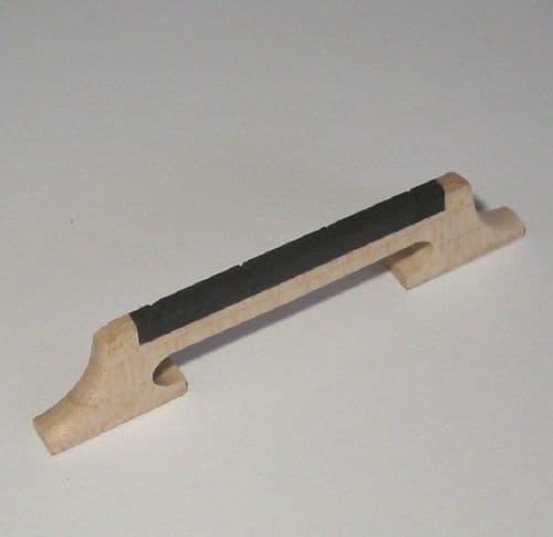 Banjo Bridge-Ebony maple, 4 String, 2 feet, 1/2", 5/8".