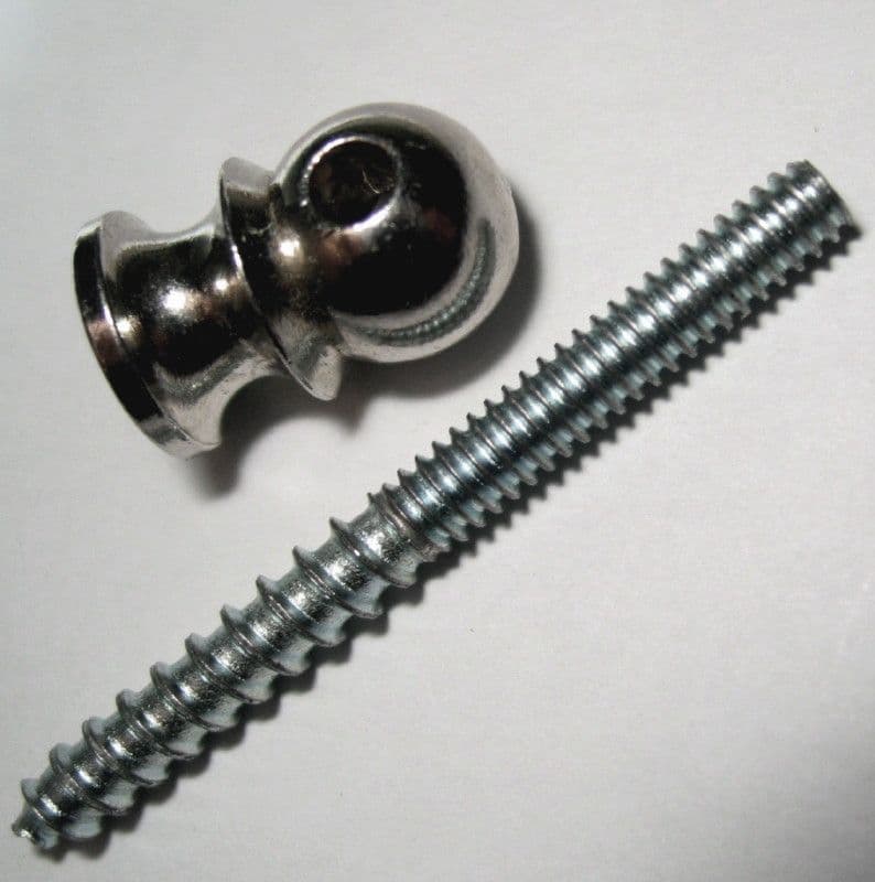Banjo dowel end anchor bolt nickel plated brass finial Brown Dog Banjos