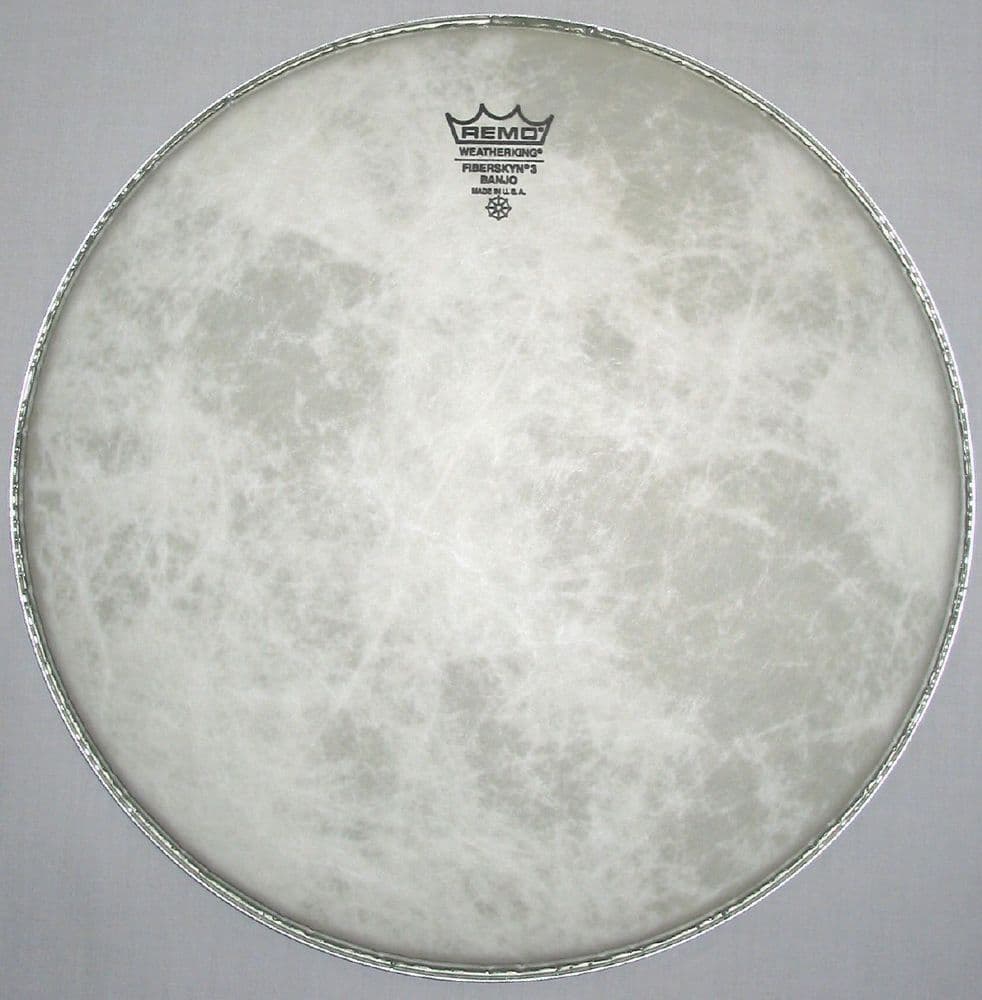 Banjo Head Remo Weatherking Fibreskyn 11 3 16 High Low Med Brown banjo-head-remo-weatherking-fibreskyn-11-3-16-high-low-med-brown
