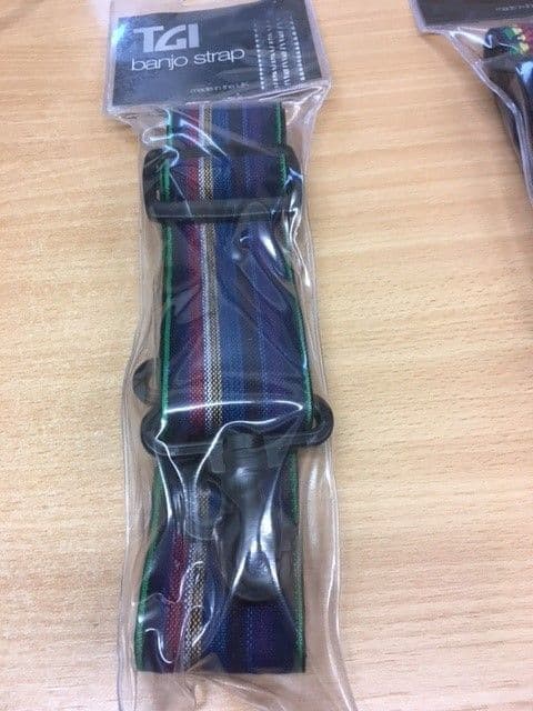 Banjo Strap Woven Adjustable with clips 5 colour combinations