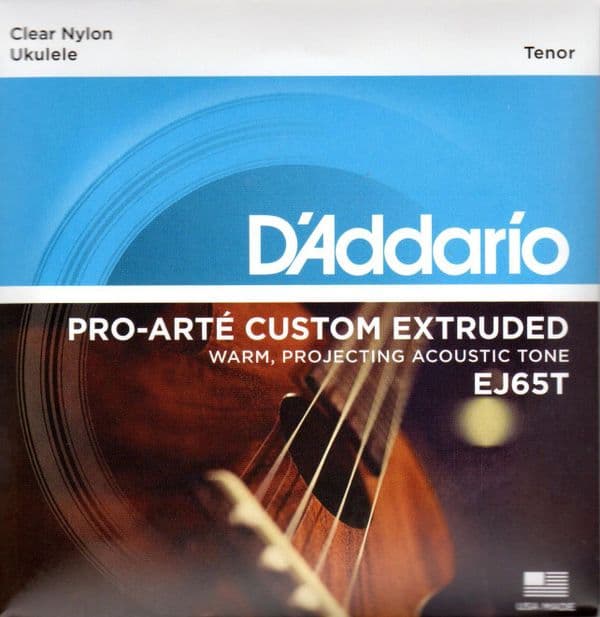 D'ADDARIO Ukelele, Ukelele Banjo Strings-EJ65T AECG clear | Brown Dog Banjos