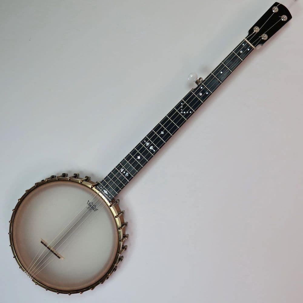 Ebblewhite 5 String banjo-walnut, birds eye maple|Brown Dog Banjos