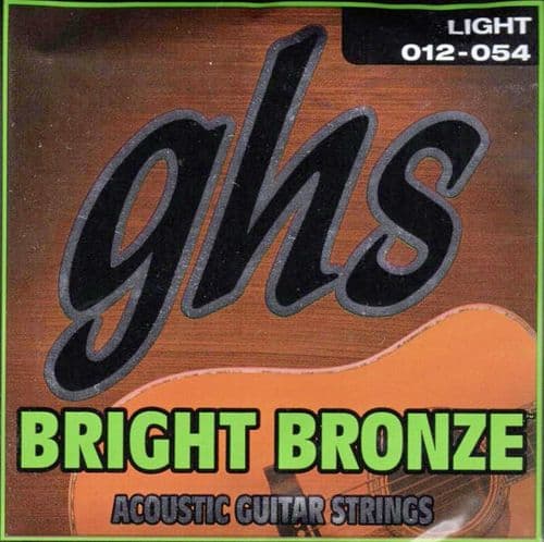 GHS BB30L Guitar strings-Light, steel bright bronze.