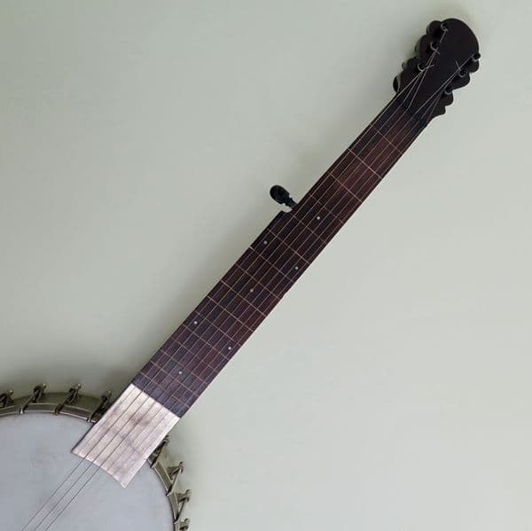 Henry C Dobson 7 String Banjo-Open back|Brown Dog Banjos