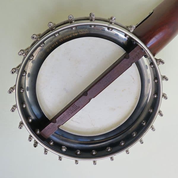 Henry C Dobson 7 String Banjo-Open back|Brown Dog Banjos