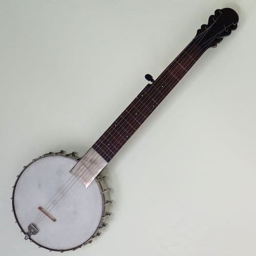 Henry C Dobson 7 String Banjo-Open back