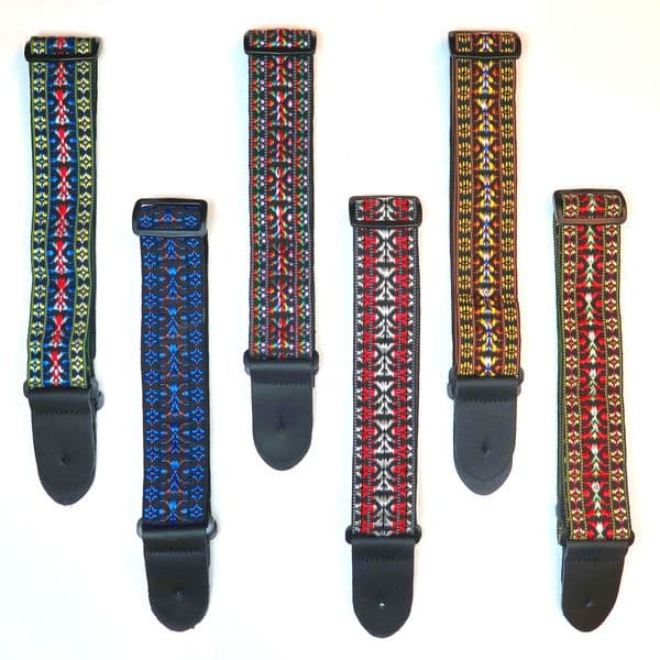 Guitar Strap-Hootnanny woven 6 colours| Brown Dog Banjos