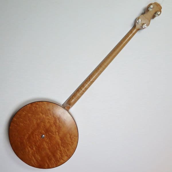 Jedson Plectrum Banjo-birds eye maple, resonator, rim neck|Brown Dog Banjos