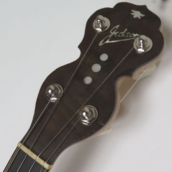Jedson Plectrum Banjo-birds eye maple, resonator, rim neck|Brown Dog Banjos