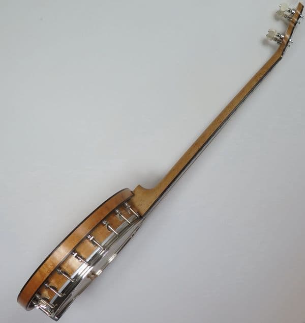 Jedson Plectrum Banjo-birds eye maple, resonator, rim neck|Brown Dog Banjos