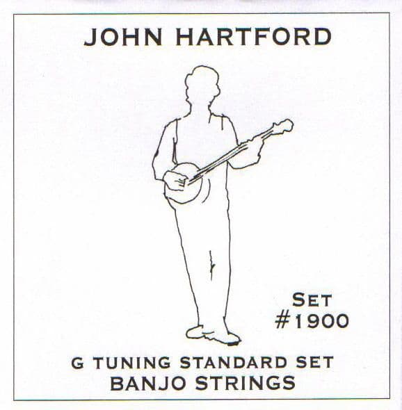 John Hartford Banjo Strings - 5 string G set, JP1900, light gauge, nickel wound| Brown Dog  Banjos