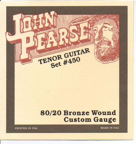 John Pearse JP-2020H Tenor Banjos Strings-Octave(Irish) tenor tuning,loop end.