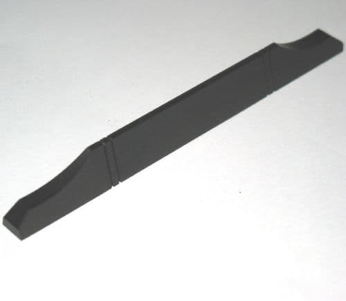 Mandolin Bridge-Flat top, Ebony or rosewood, 1/2".