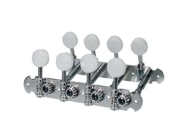 Mandolin, Mandolin Banjos Tuners-Style A Nickel plated pearloid buttons.| Brown Dog Banjos