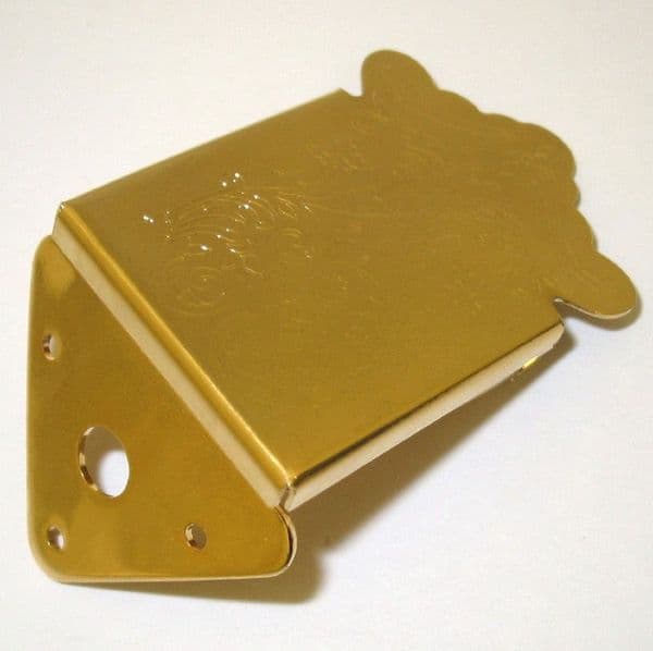 Mandolin Tailpieces Gibson Style-Engrave cover plate, gold| Brown Dog Banjos