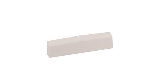 Mandolin Top Nut-shaped, notched, white plastic