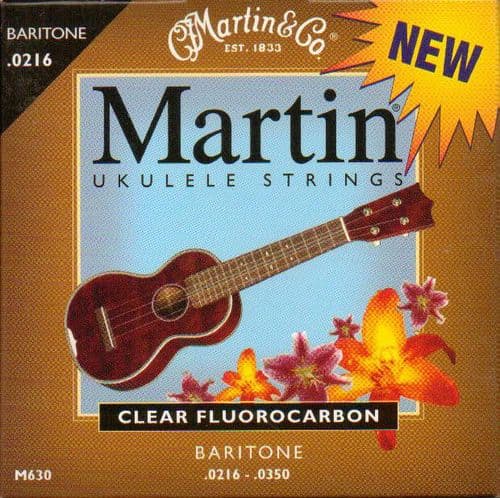 Martin M630, Ukelele, Ukelele Banjo Strings-baritone, fluorocarbon, wound 3rd 4th