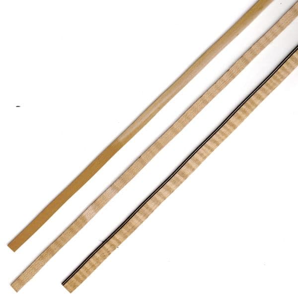 Musical Instrument Binding-maple, figured maple, figured maple ebony edge|Brown Dog Banjos