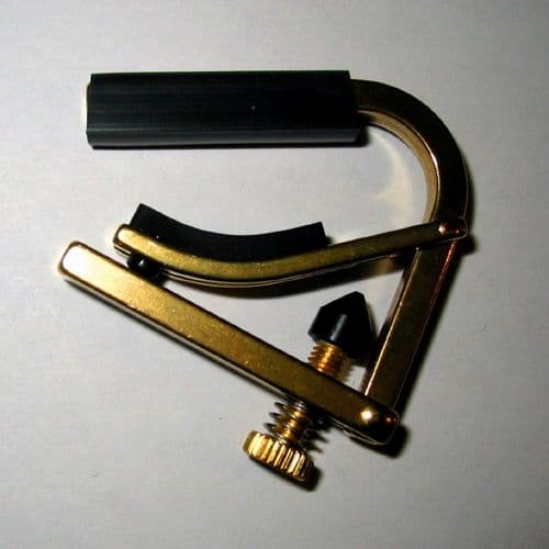 Shubb C5b Flat Capo-banjo mandolin, ukelele, brass