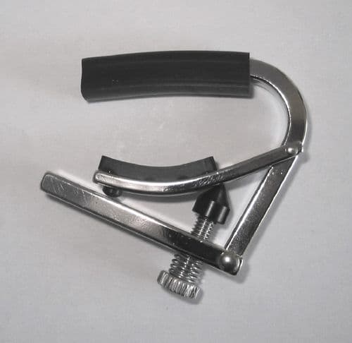 Shubb C5r Radiused Capo-Banjo, mandolin, ukelele, nickel,