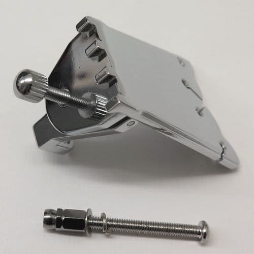 Straight Pull Banjo Tailpiece-4 string, chrome plated.