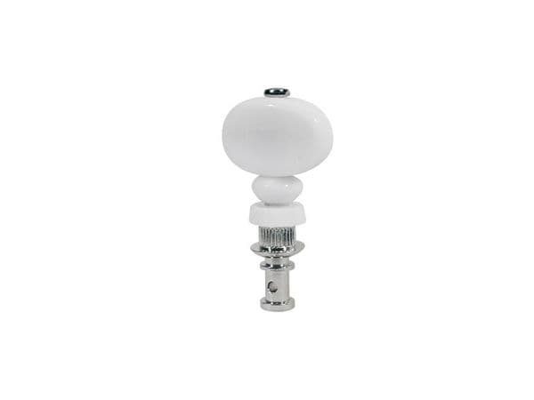 Ukulele, Ukulele Banjo Tuner Set-4 friction tuner pegs white buttons nickel plated| Brown Dog Banjos