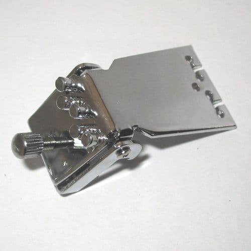 Waverley Style Banjo Tailpiece-4 or 5 string, single tensioner, nickel or chrome plated.