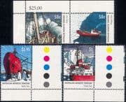 AAT 2003 Antarctic Supply Ships/ Penguins/ Boats/ Ships/ Birds/ Transport/ Nature 4v set (pr+2v) (s4309)