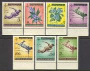 Afghanistan 1962 Teacher's / Sport / Flowers 7v set n26289