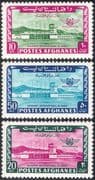 Afghanistan 1964 Airport/ Aviation/ Buildings/ Architecture/ Transport 3v set (n26232)