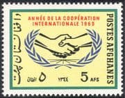 Afghanistan 1965 ICY/ Co-operation Year/ Handshake/ Hands/ Animation 1v (n31889)