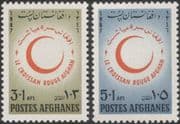 Afghanistan 1967 Red Crescent/ Red Cross/ Medical/ Health/ Welfare 2v set (n27617)