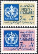 Afghanistan 1968 WHO/ UN/ Medical/ World Health/ United Nations 2v set (n29554)