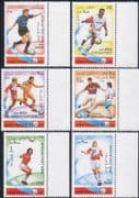 Afghanistan 1996 Football World Cup Championships/ WC/ Soccer/ Sport 6v set (b6342)