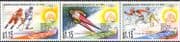 Aitutaki 1994 Sports/ Winter Olympic Games/ Olympics/ Skiing/ Ice Hockey 3v set strip (n15874b)