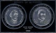 Ajman 1970 Martin Luther King/ President Lincoln/UN/ People SILVER IMPERF m/s (s2825f)