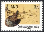 Aland 1986 Onnigeby/ Art/ Artists/ Windmills/ Paintings/ Buildings 1v (n43709)