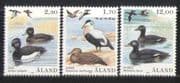 Aland 1987 Birds/ Nature/ Wildlife/ Ducks/ Eider/ Conservation/ Environment 3v set (n28024)