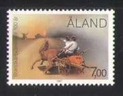 Aland 1987 Firemen / Horse / Fire Fighters / Mill 1v (n28023)