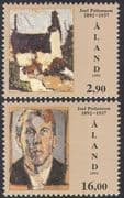 Aland 1992 Joel Pettersson/ Art/ Paintings/ Artists/ House/ Landscapes 2v set n41529
