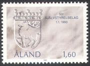 Aland 1993 Postal Autonomy/ Coat of Arms/ Shield/ Deer/ Crown/ Animals/ Nature/ Heraldry 1v (n42487)