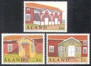 Aland 1998 Traditional Buildings / Architecture / Verandahs 3v set (n30255)