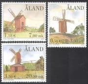 Aland 2001 Windmills / Mills / Buildings / Architecture / Commerce / Industry 3v (n39638)