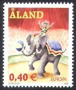 Aland 2002 Europa / Circus / Elephant 1v ref:s1193