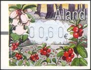 Aland 2004 Lingonberry/ Flowers/ Berries/ Plants/ Nature/ Framas 1v frama (af1004)
