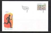 Aland 2004 Olympic Stadium / Torch 1v FDC (n19752)