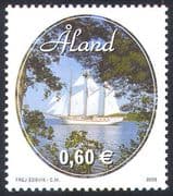 Aland 2005 "Linden"/ Schooner/ Sailing Ships/ Boats/ Nautical/ Transport 1v (n41538)